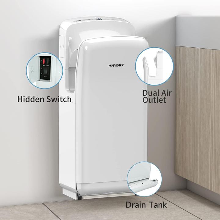 Actual product image Anydry Händetrockner mit HEPA-Filter 2005H