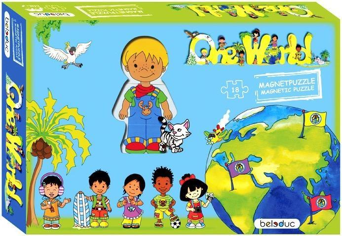 Immagine prodotto Beleduc Puzzle magnetico One World (18 pezzi)