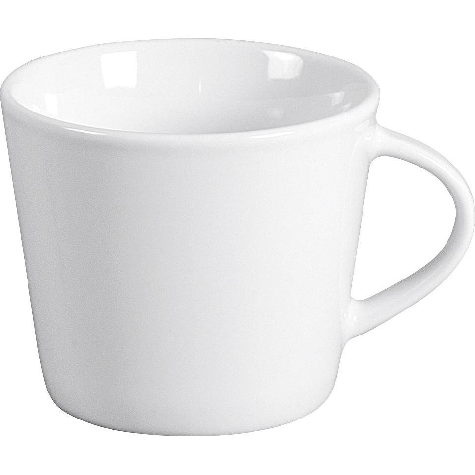 6x Gretsch, Tasse, Kaffeeobere Classico 200ml weiss (200 ml, 6 x)