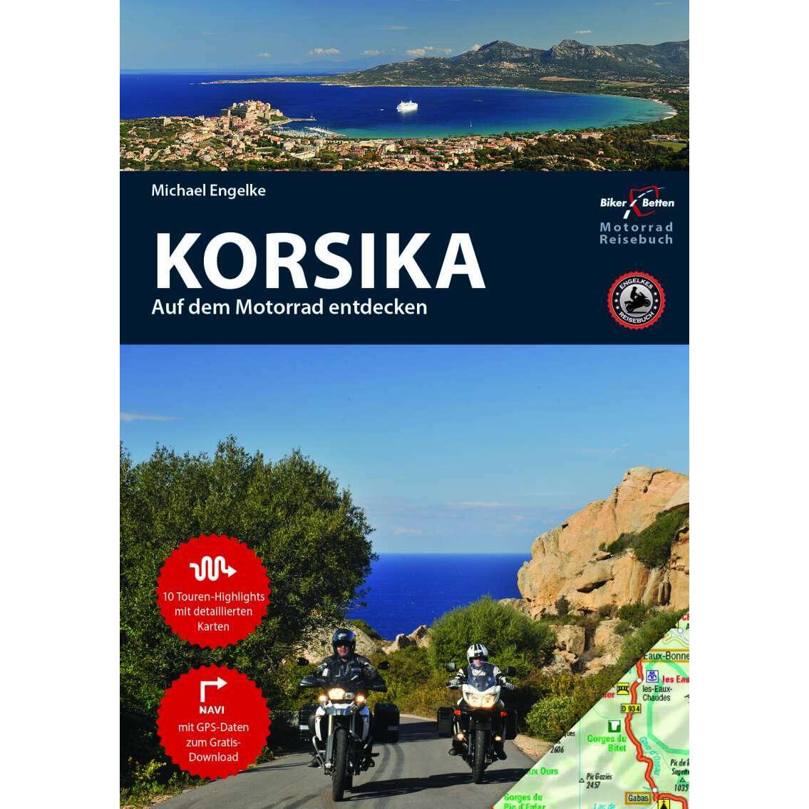 Motorradreiseführer Korsika, Landkarte
