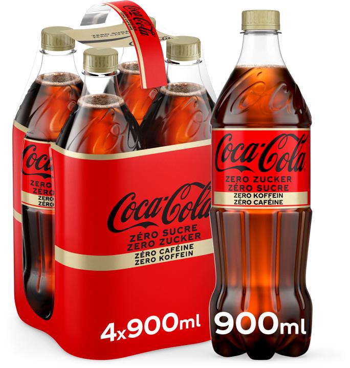 Coca Cola Zero decaffeinated (4 x 90 cl)