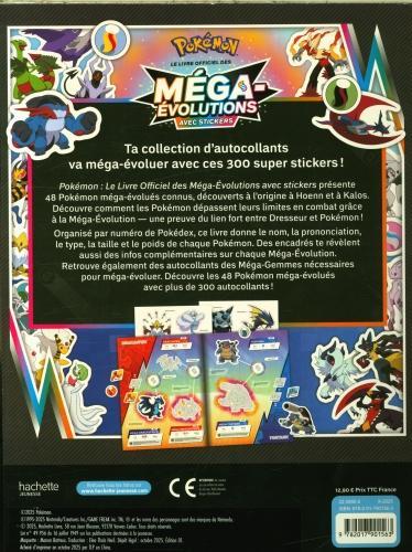 Hachette Pokédex en stickers Pokémon Méga-Evolution : Pokedex en ...