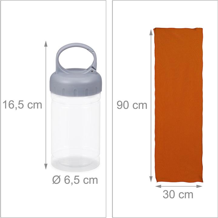 Actual product image Relaxdays Cooling Towel Set, Pack Of 2 (One size)