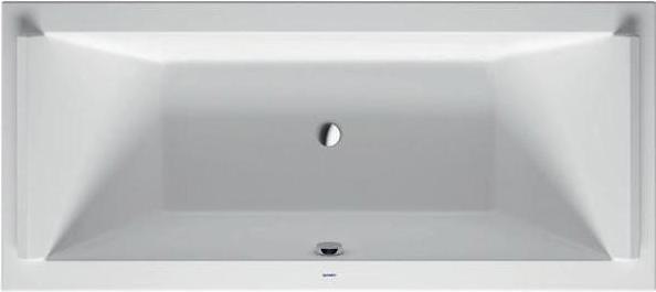 Actual product image Duravit Double bath rectangular bath Starck 3 80 x 180 cm white smooth 7003380000000 (174 l, 180 cm, 80 cm)