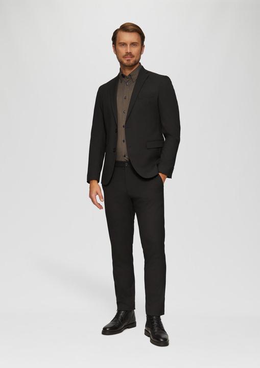 Immagine prodotto s.Oliver Hemd Tailored Fit: Hemd mit Hahnentrittmuster (44)