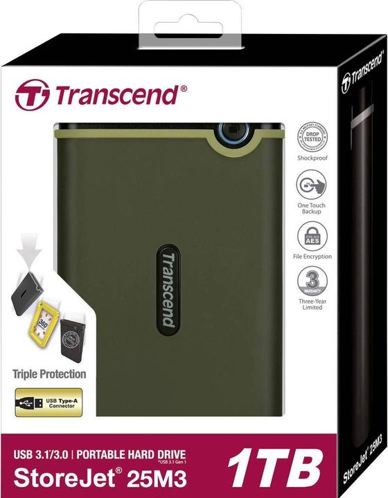 Produktbild Transcend StoreJet 25M3G (1 TB)