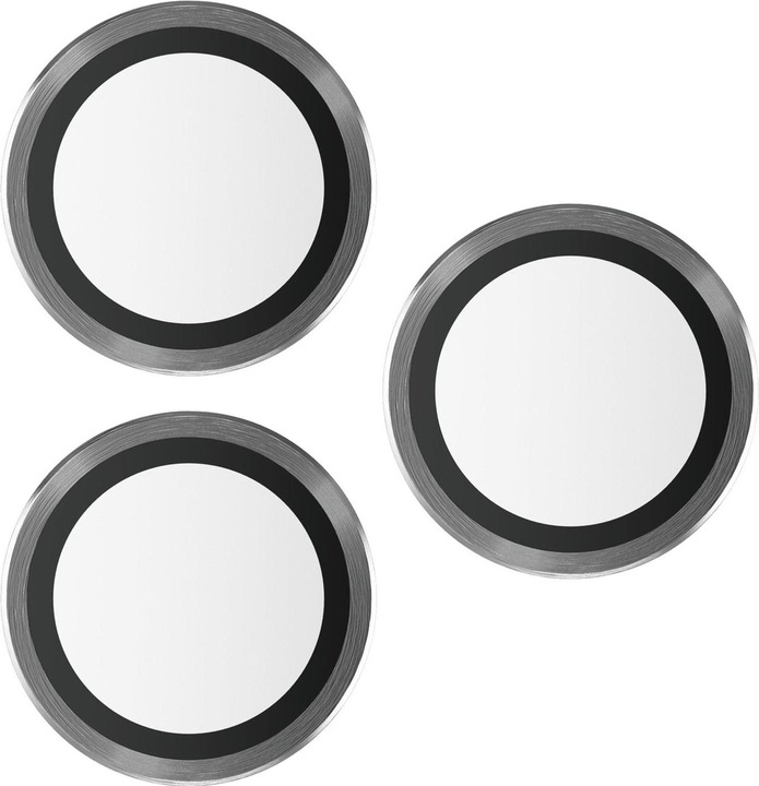 Produktbild PanzerGlass Hoops Camera Lens Protector (1 Stück, Apple iPhone 15 Pro Max, Apple iPhone 15 Pro)