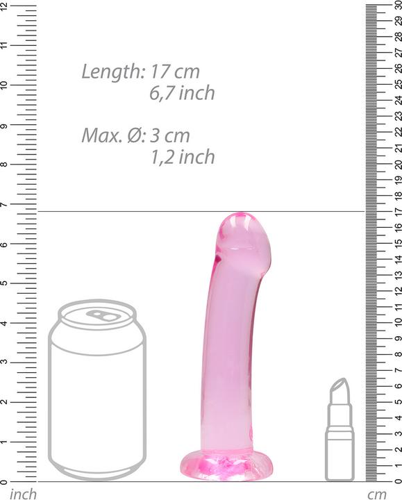 Image du produit RealRock 6,7" / 17cm Non Realistic Dildo Suction Cup