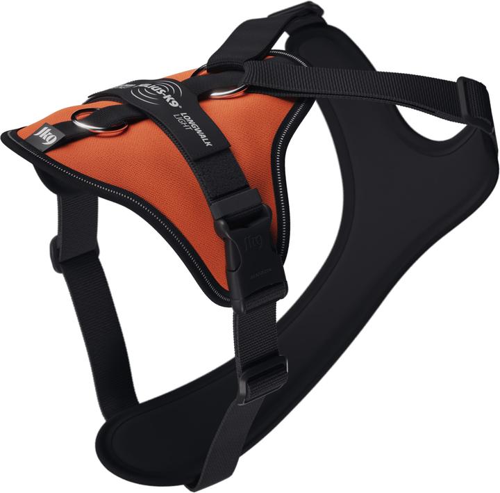Produktbild Julius-K9 K9 Longwalk light sele w/trackerpocket,UV Orange,2XL (XXL, Hund, Spazieren)