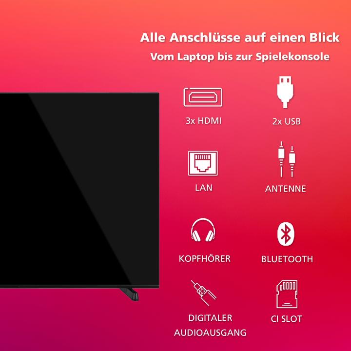 Actual product image Telefunken 65-inch Fire TV (4K UHD Smart TV, HDR Dolby Vision, Dolby Atmos, triple tuner) (65", LED, 4K, 2024)