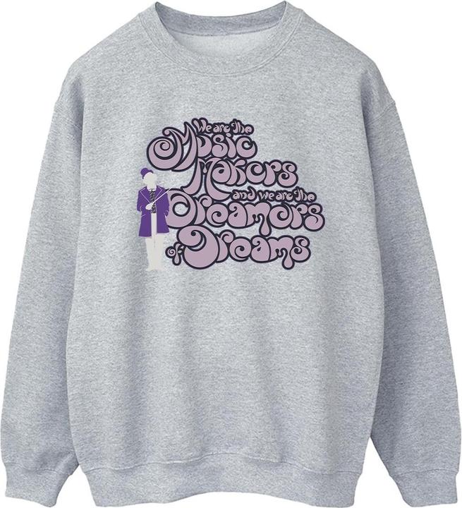 Immagine prodotto Willy Wonka & the Chocolate Factory Dreamers Text Felpa Donna (4XL)