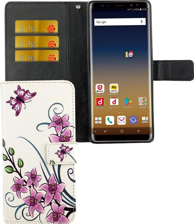 Produktbild König Design Hülle Handy Schutz für Samsung Galaxy Note 8 Case Cover Tasche Wallet Etui Neu (Samsung Galaxy Note 8)