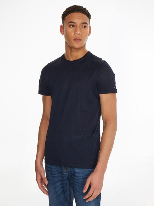 Actual product image Tommy Hilfiger Dressed Casual Tonal Gingham Tee (XS)