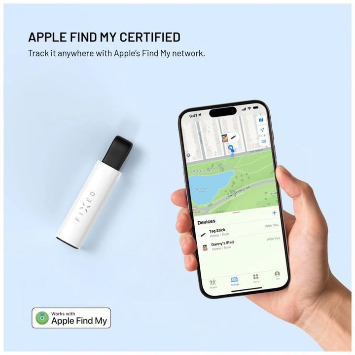 Actual product image Fixed Tag Bleibe mit Find My Support White (Apple)
