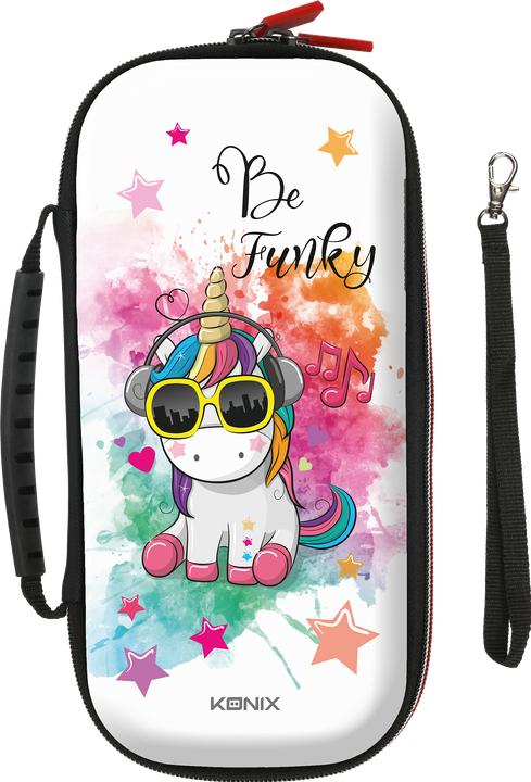 Konix Mythics Pro Carry Case Unicorn be funky (Switch, Switch Lite, Switch OLED)