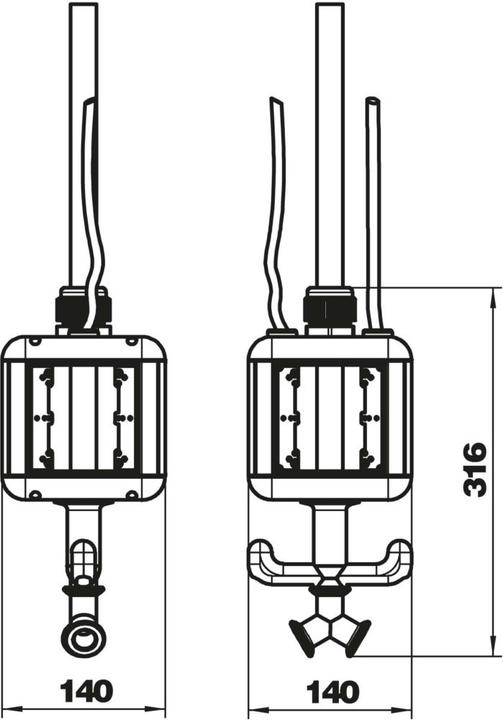 Produktbild OBO Bettermann Versorgungseinheit IP20 (4x, 1 m)