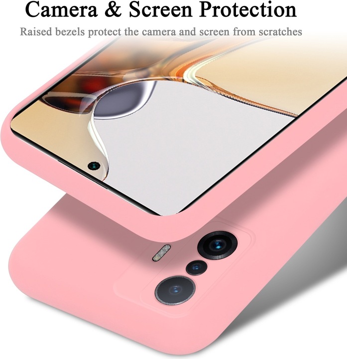 Actual product image Cadorabo TPU Liquid Silicone Case Cover for Xiaomi 11T / 11T PRO (Xiaomi 11T)