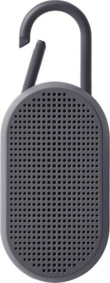 Actual product image Lexon Mino T Wodoodporny głośnik z podstawką i karabińczykiem szary/grey LA124G (Wireless)