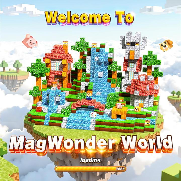 Actual product image Cooljoy Magnetisches Baustein-Set