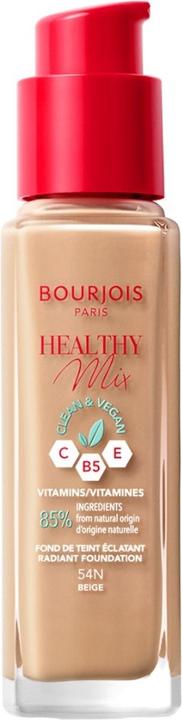 Bourjois Healthy Mix Clean & Vegan Radiant Foundation (54N Beige)