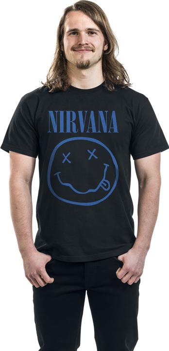 Actual product image Nirvana Blue Smiling Face (L)