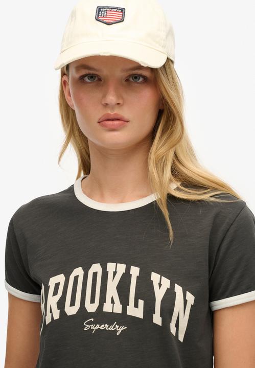 Produktbild Superdry Tailliertes Athletic Essential Ringer-T-Shirt (10XL)