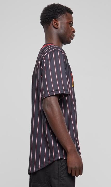 Produktbild Karl Kani KM233-003-1 KK Serif Pinstripe Baseball Shirt (S)
