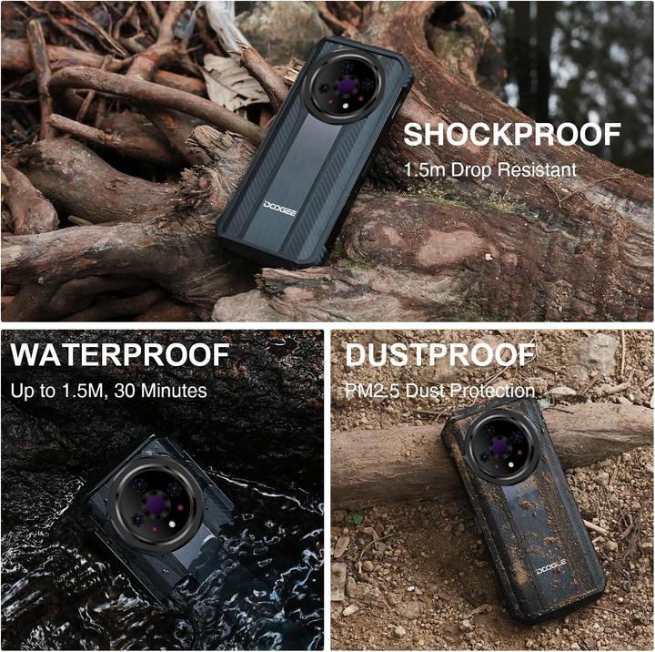 Produktbild Doogee V31GT (256 GB, Classic Black, 6.58", Hybrid Dual SIM, 5G)