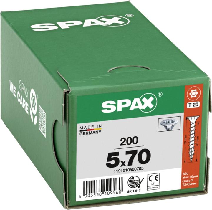 Actual product image Spax Senkmultikopf T-Star Plus T20 Vollgewinde Wirox (200 Screws per piece)