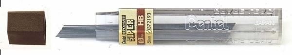 Image du produit Pentel Mines de rechange 0.3mm (Mine de gel, Noir, 0.30 mm)