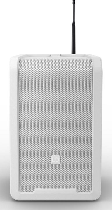 Image du produit LD Systems ANNY® 8 HHD B8 W - Enceinte de sonorisation portable Bluetooth® avec batterie, table de mixage et (Actif, 1x 80 W)