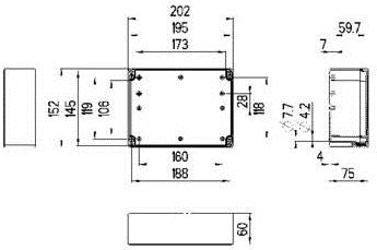 Produktbild Spelsberg TG IP67 enclosure, ABS, grey lid (Gehäuse)