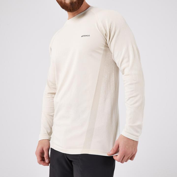 Produktbild Artengo Herren Langarmshirt Tennis - beige (M)