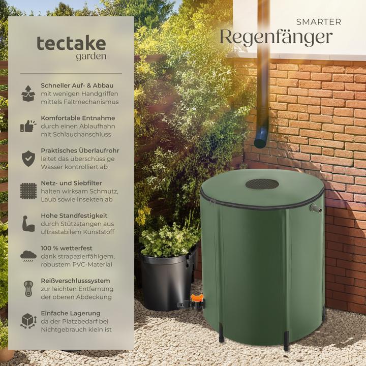 Image du produit tectake Récupérateur d’eau de pluie (200 l)