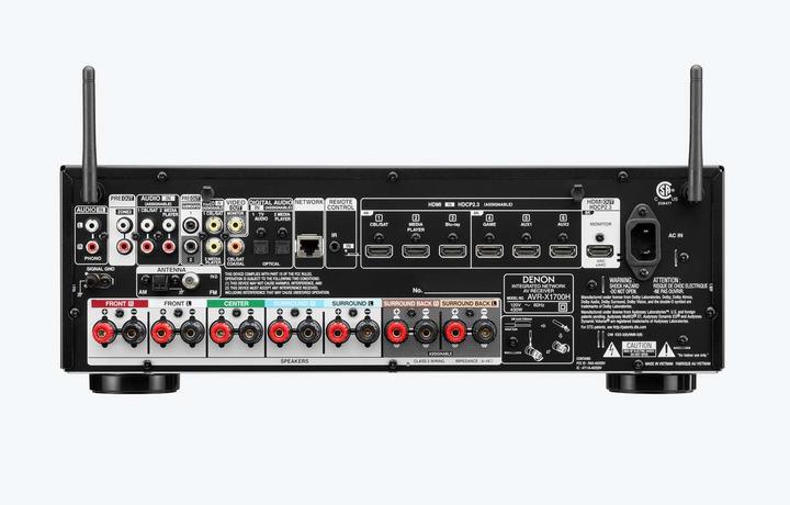 Productafbeelding Denon AVR-X1700H (7.2 Kanaal, AM, FM)
