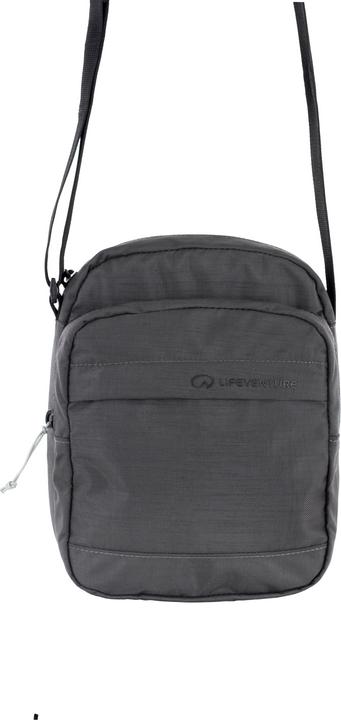Lifeventure RFiD Shoulder Bag, Recycled, Grey