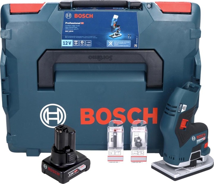 Immagine prodotto Bosch Professional Bosch GKF 12V-8 Rifilatore a batteria 12V in valigetta L-Boxx + 1x Batteria 6,0Ah - senza caricabatt