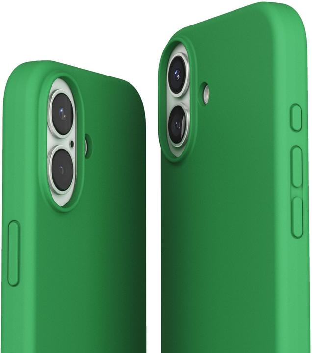 Actual product image Vonmählen Soft Silicone Case for iPhone 16 Green Haven (Apple iPhone 16)