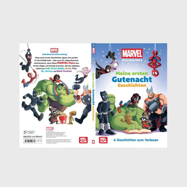 Produktbild MARVEL Beginnings: Meine ersten Gutenacht-Geschichten (Deutsch, 2025)