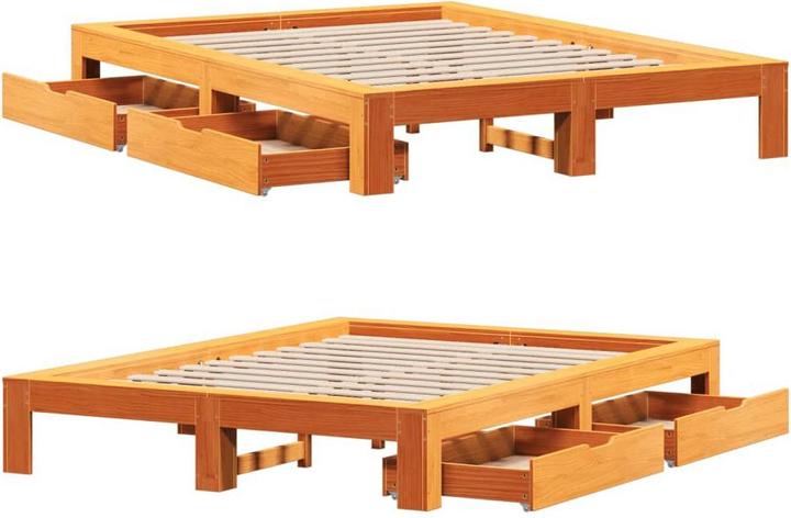 Image du produit vidaXL Bettrahmen (140 x 190 cm)