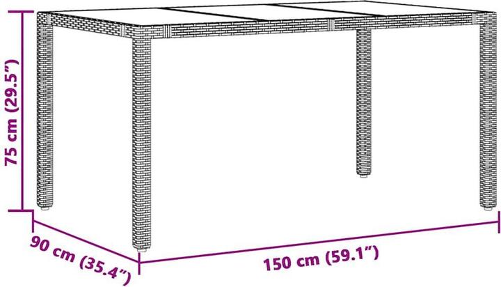 Produktbild vidaXL Bistro Set