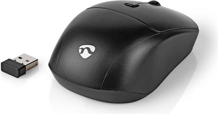 Produktbild Nedis KBMCW100BKDE Maus und Tastatur-Set Wireless Maus- und Tastaturverbindung: USB 800 / 1200 / 160 (DE, Kabellos)