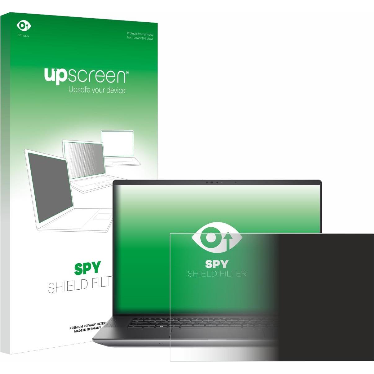 upscreen Spy Shield Blickschutzfilter (16", 16 : 10), Notebook Schutzfolie