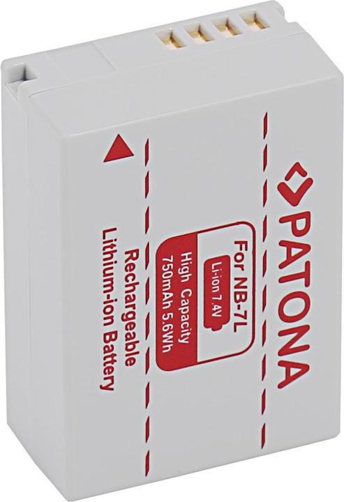 Actual product image Patona Battery f. Canon PowerShot G10 G 10 G-10 Canon NB-7L NB7L