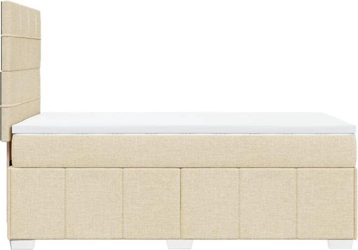 Produktbild vidaXL Bo x springbett mit Matratze 80 x 200 cm Stoff (80 x 200 cm)