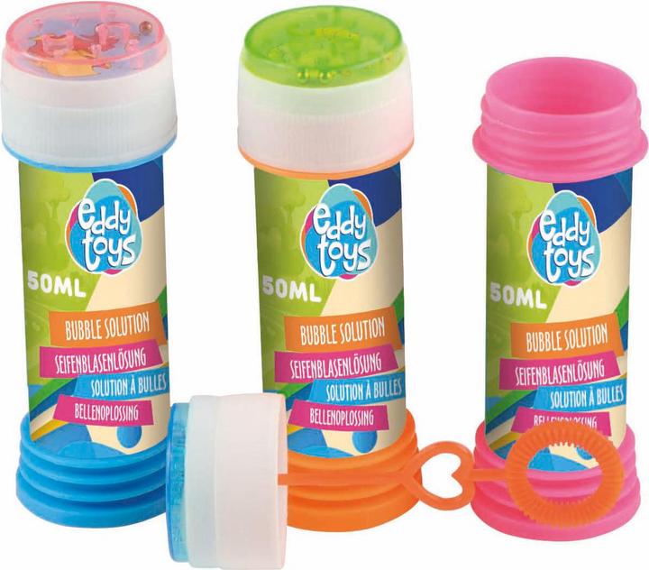 Actual product image Eddy Toys Bubble wand & solution 50ml