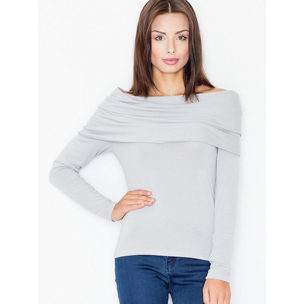 Figl, Damen, Bluse, Bluse, Grau, (L)