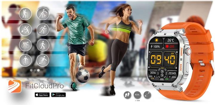 Produktbild Gravity SMARTWATCH MĘSKI GT6-4 - WYKONYWANIE POŁĄCZEŃ, MONITOR SNU (sg020d)