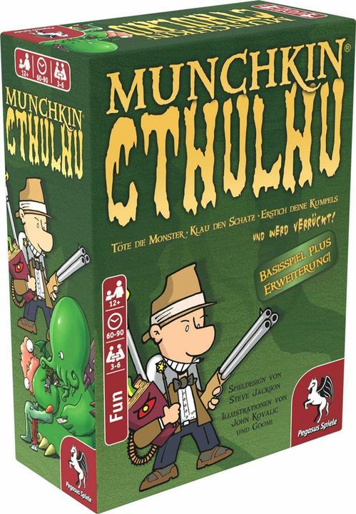 Produktbild Pegasus Munchkin Cthulhu 1+2 (Deutsch, 3 - 6 Spieler)