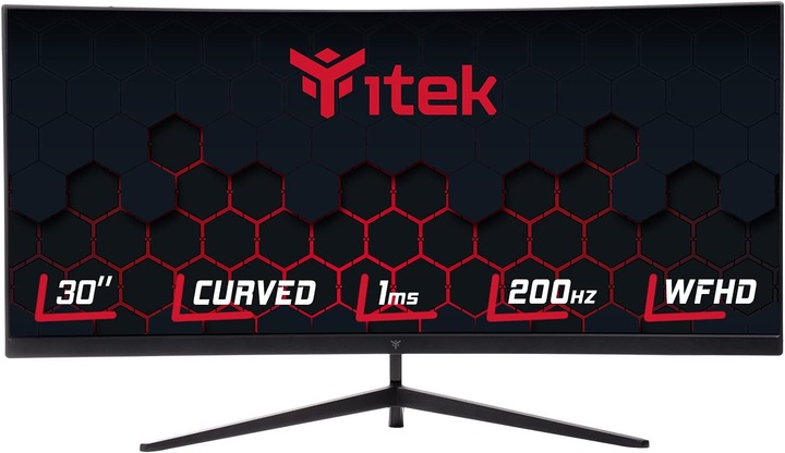 Image du produit Itek Ecran incurvé 30" (21:9) GGC UltraWide HD (Noir) 200Hz (2560 x 1080 pixels, 30")
